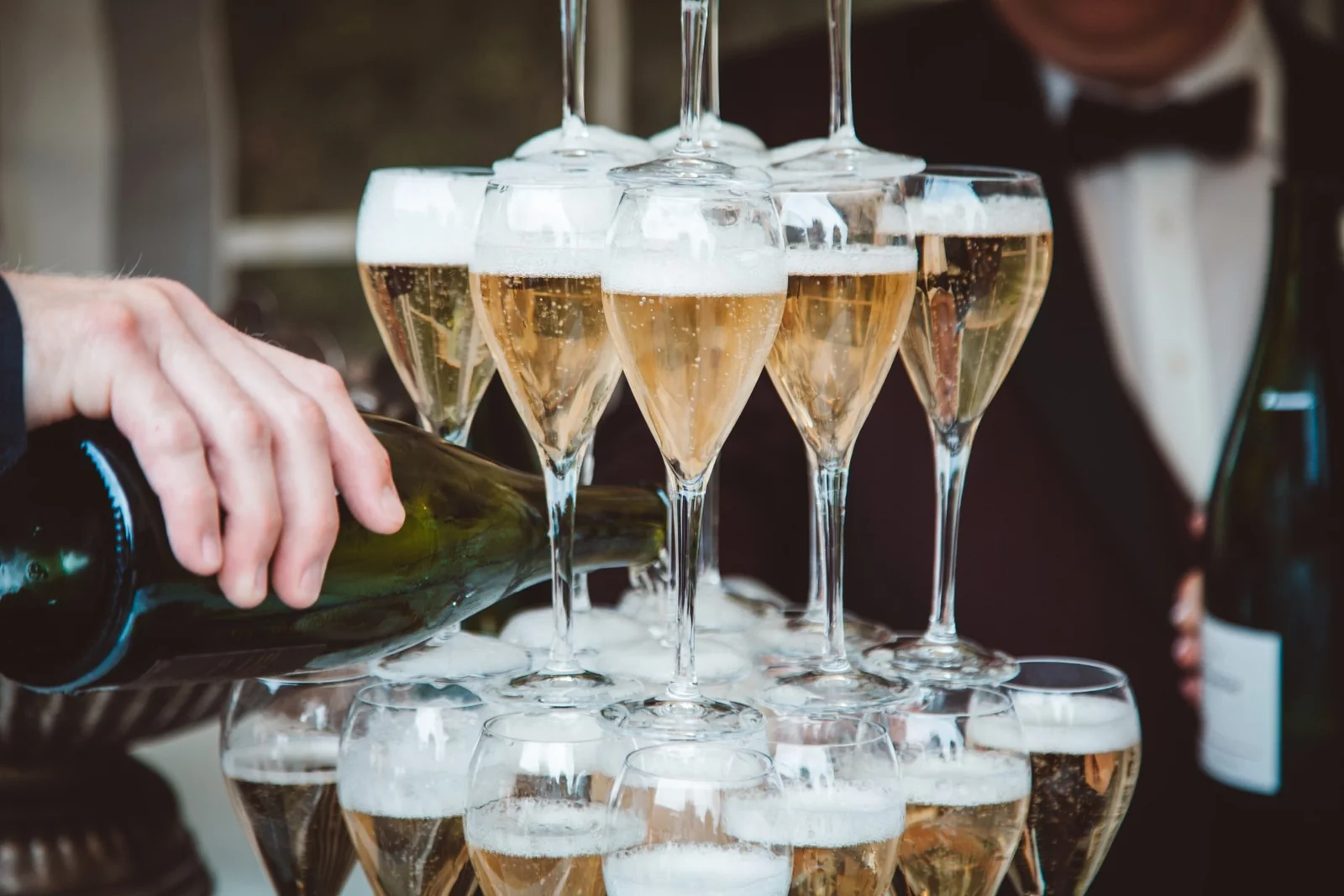 La pyramide de champagne